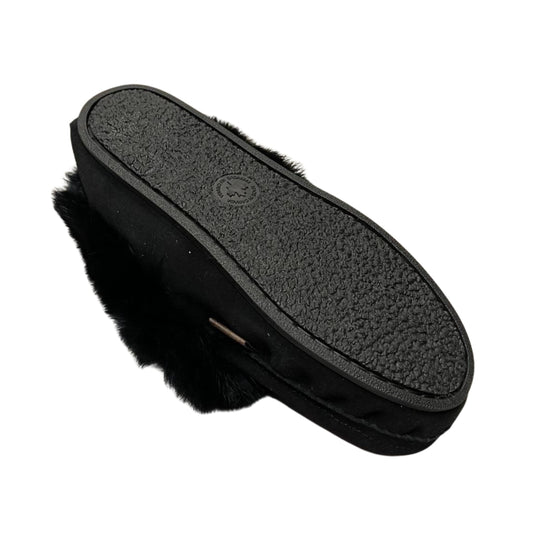 Ladies Moccasins with Crepe Sole - Black