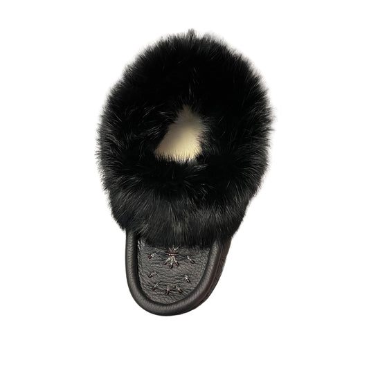 Nappa Leather Moccasins - Black