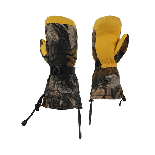 Camo Deerskin Mitts