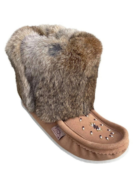 Ankle Mukluks - Mocha Suede