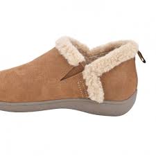 Cozie Rubber Sole Slippers - Chestnut