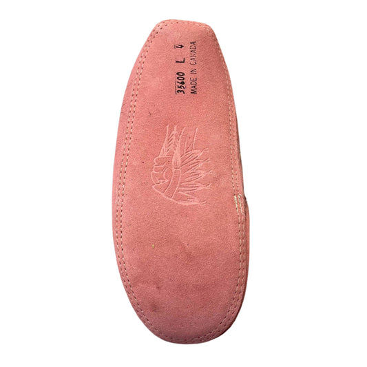 Ladies Moccasins - Pink Flamingo