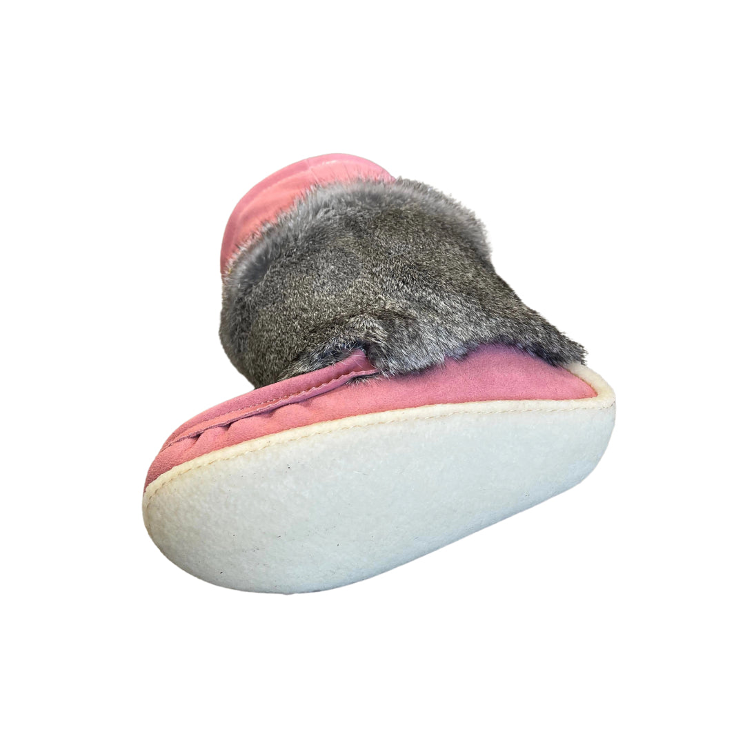 Mid Mukluks - Flamingo Pink (Crepe Sole)