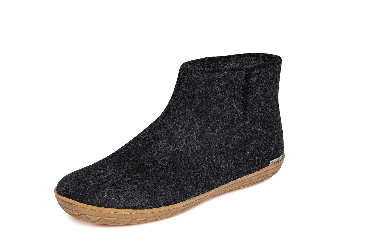 Glerups Ankle Boot - Charcoal with Rubber Sole