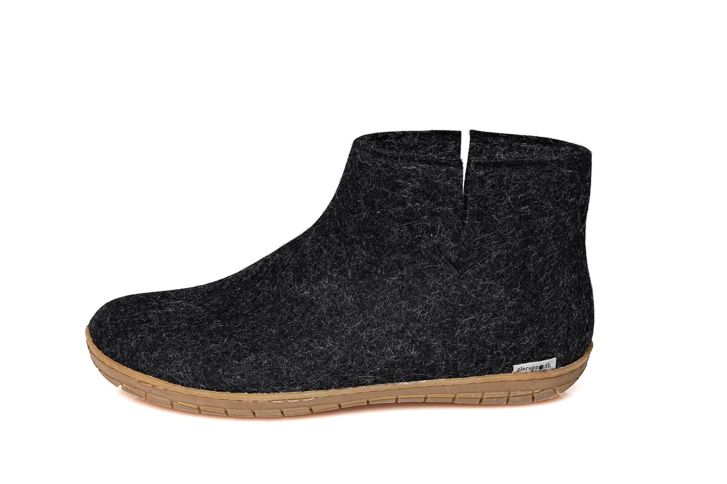 Glerups Ankle Boot - Charcoal with Rubber Sole