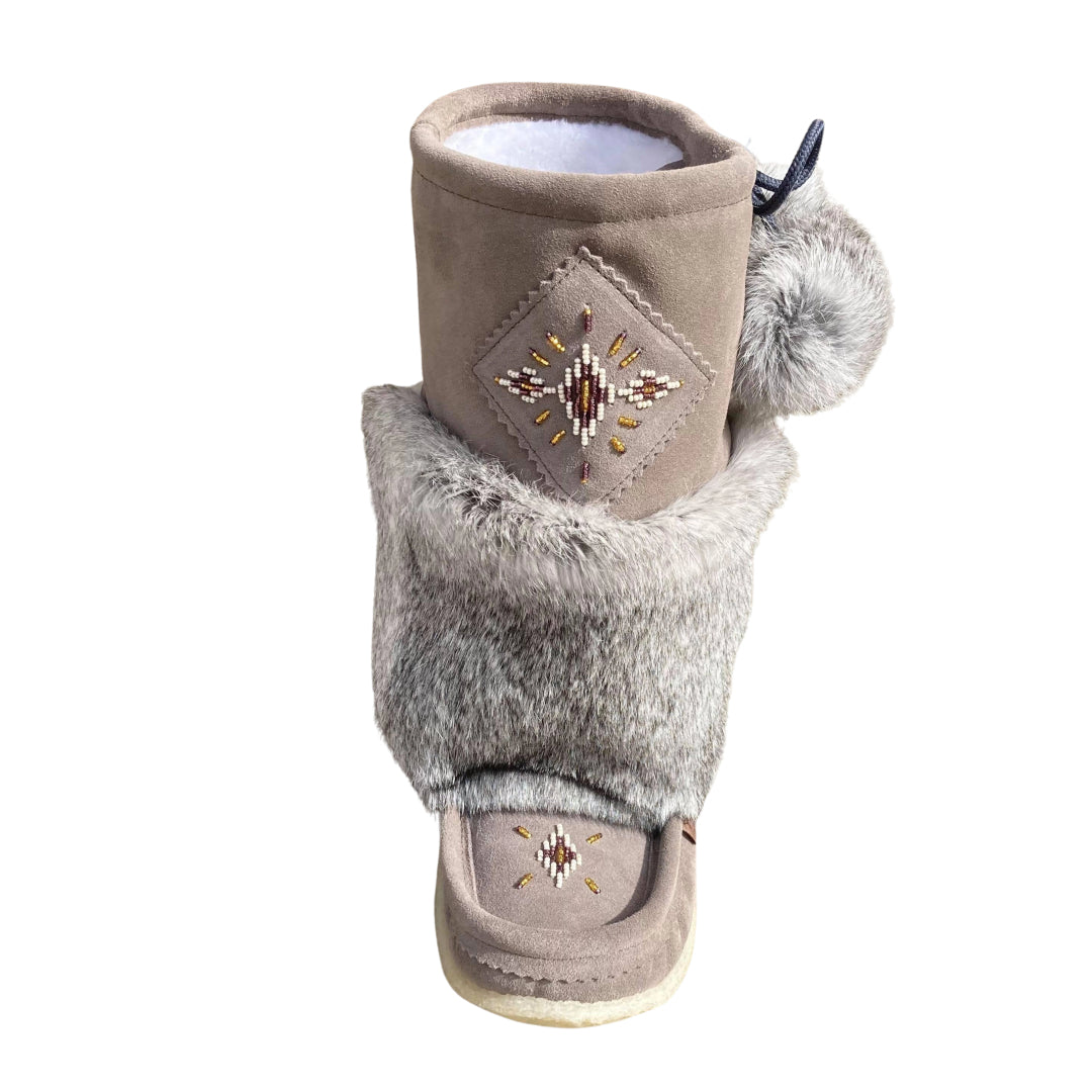 Mid Mukluks - Grey (Crepe Sole)