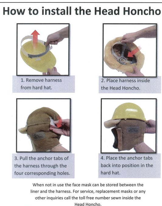 Sheepskin Hard Hat Liners
