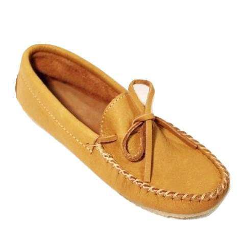 Leather Crepe Sole Slippers