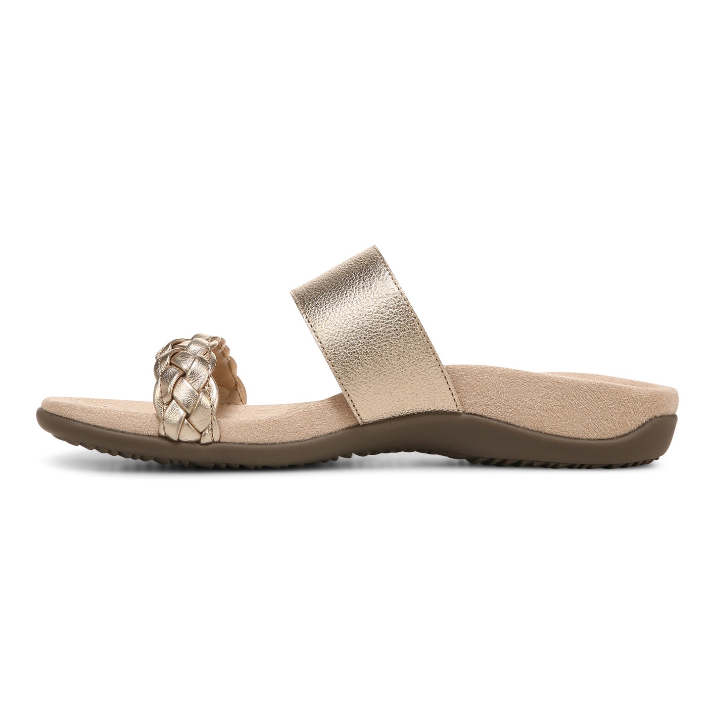 Jeanne Slide Sandal - Gold LAST ONE SIZE 6