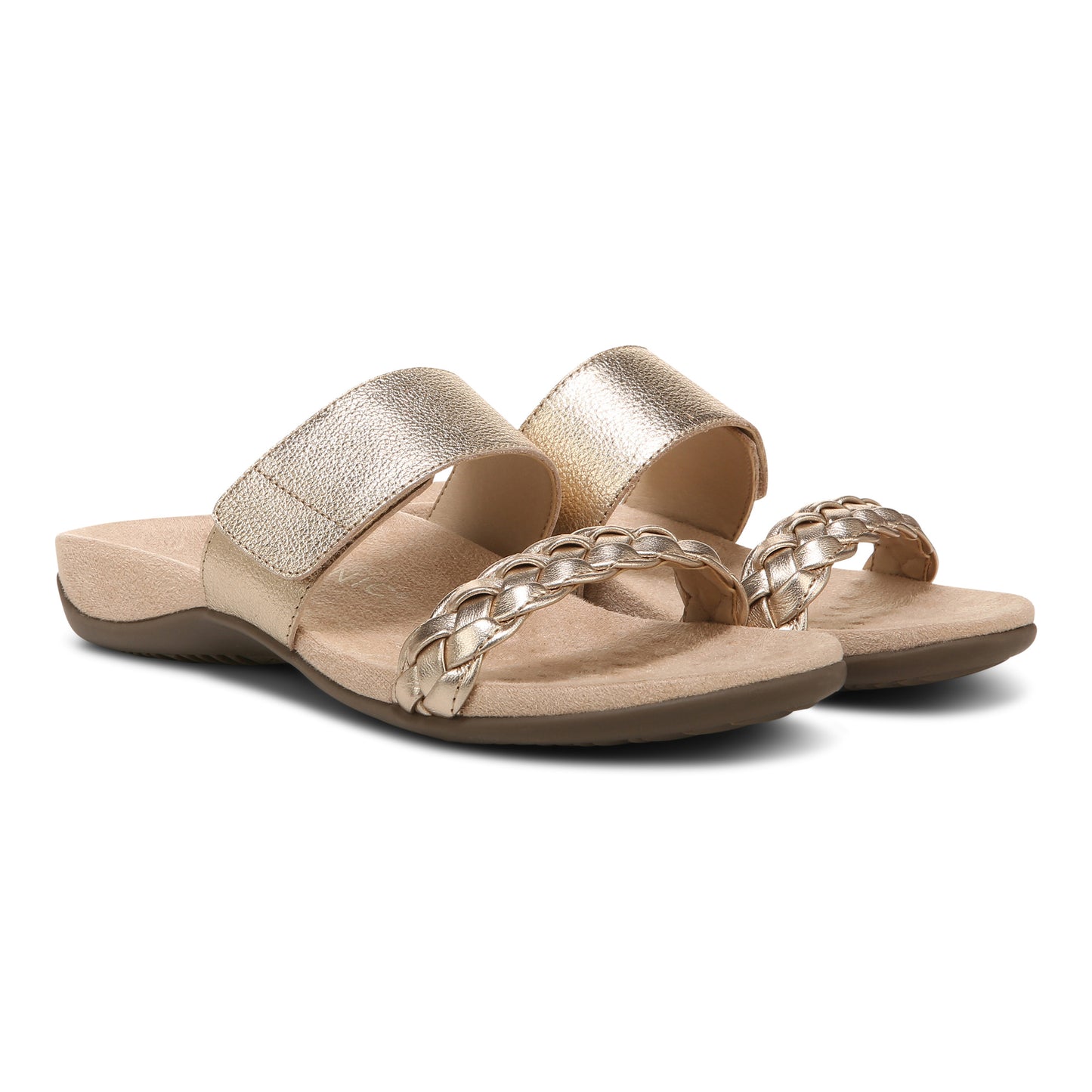 Jeanne Slide Sandal - Gold LAST ONE SIZE 6
