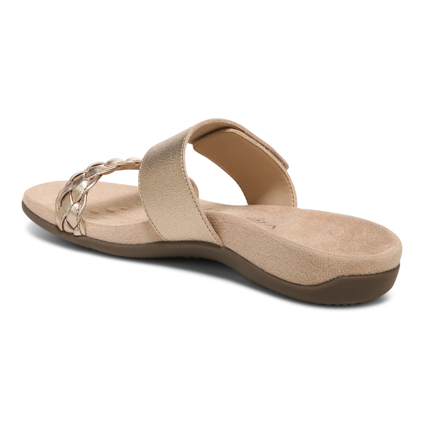 Jeanne Slide Sandal - Gold LAST ONE SIZE 6