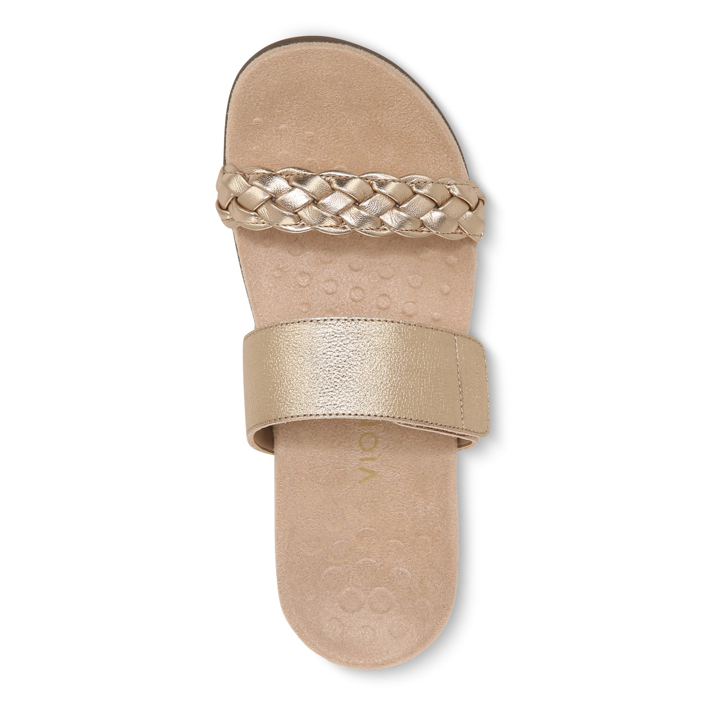 Jeanne Slide Sandal - Gold LAST ONE SIZE 6