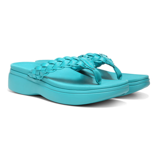 Kenji Platform Sandal - Lake Blue