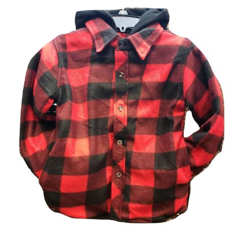 Plaid Polar Fleece Jacket - Kids/Youth