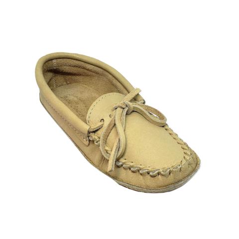 Ladies Leather Slippers - Ivory