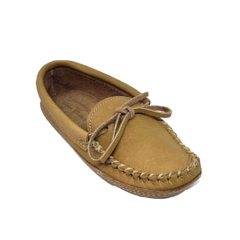 Ladies Moosehide Slippers - Cork