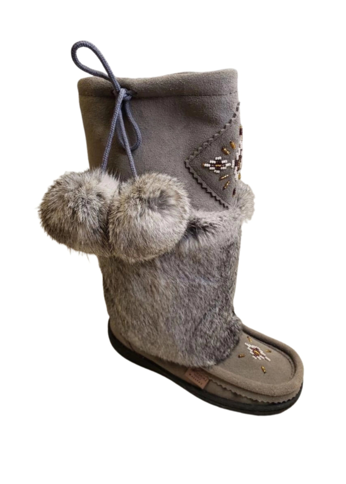 Mid Mukluks - Grey Suede Italia Sole LAST ONE SIZE 6