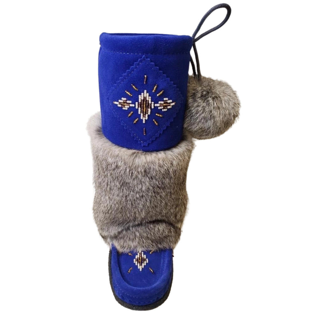 Mid Mukluks - Royal Blue (Crepe Sole)