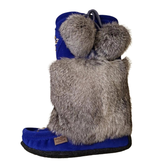 Mid Mukluks - Royal Blue (Crepe Sole)