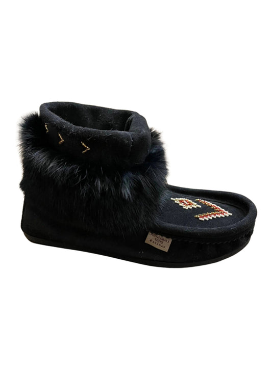 6" Sheepskin Lined Mukluk - Black LAST ONE SIZE 8