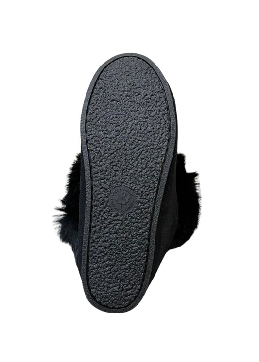 6" Sheepskin Lined Mukluk - Black LAST ONE SIZE 8