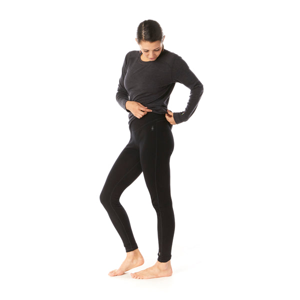 Women's Classic Thermal Merino Base Layer Bottom - Black