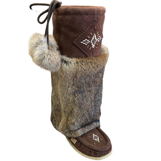Tall Mukluks - Chocolate Brown (Crepe Sole)