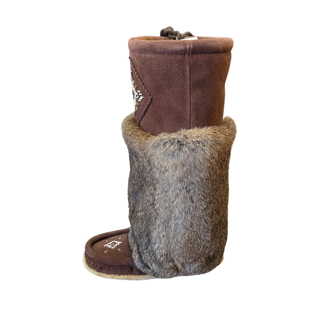 Tall Mukluks - Chocolate Brown (Crepe Sole)