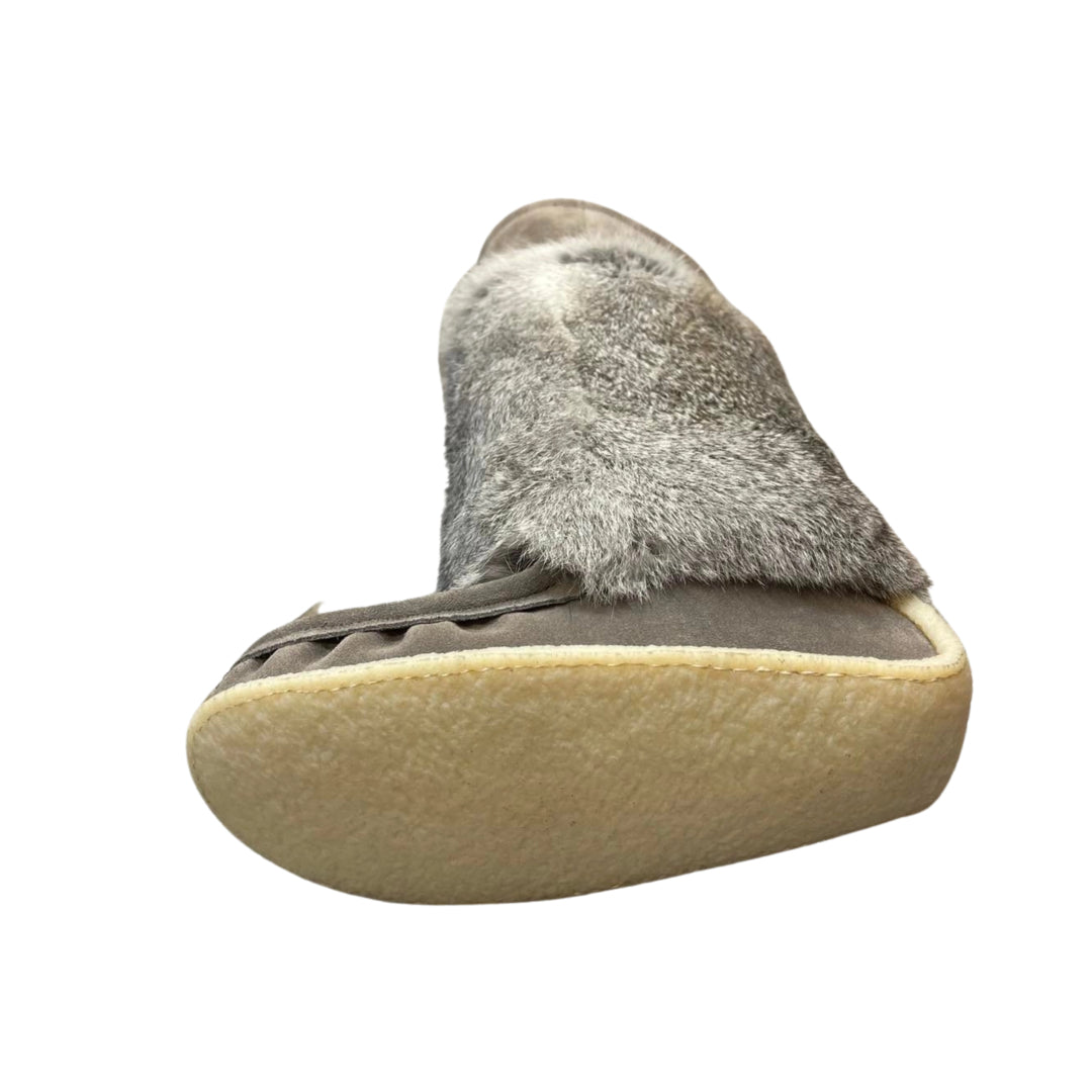Tall Mukluks - Grey (Crepe Sole) LAST ONE SIZE 5
