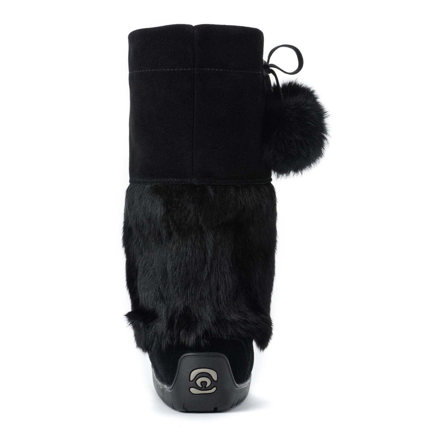 Snowy Owl Waterproof Mukluk - Black Suede