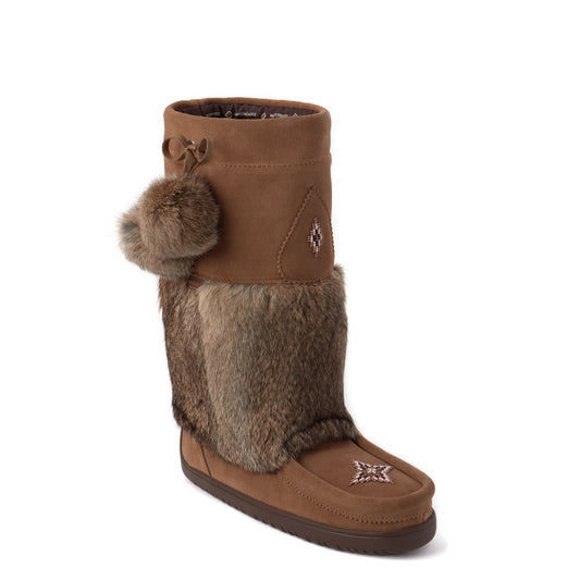 Snowy Owl Waterproof Mukluk - Oak Suede