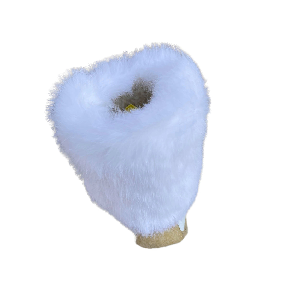 Ankle Nappa Leather Mukluks - White