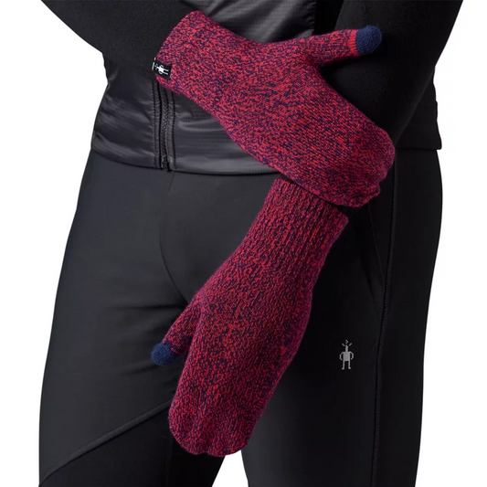 Smartwool Knit Mitt - Pomegranate