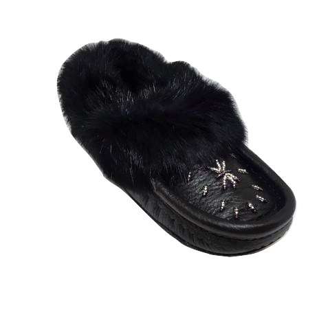 Nappa Leather Moccasins - Black