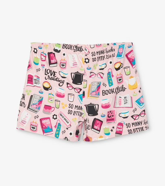 Book Club Women's Sleep Shorts LAST ONE SIZE XS
