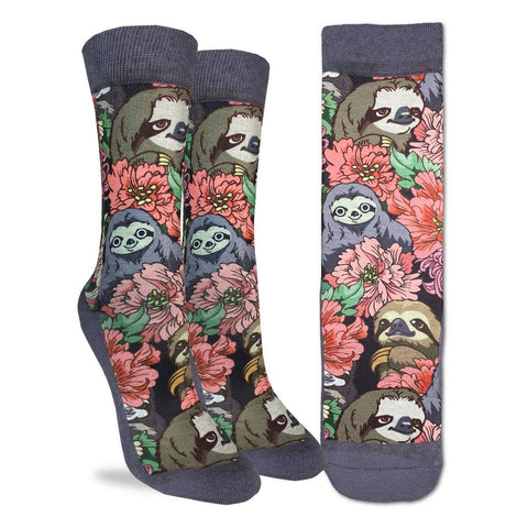 Women's Floral Sloth Active Socks