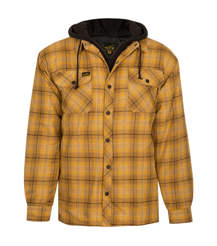 Ducked & Insulated Hooded Work Shirt