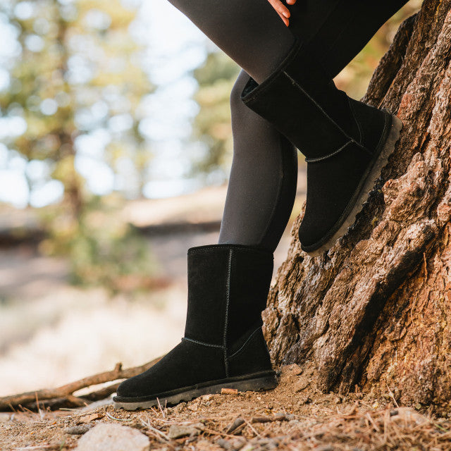 Elle Short Boot Black