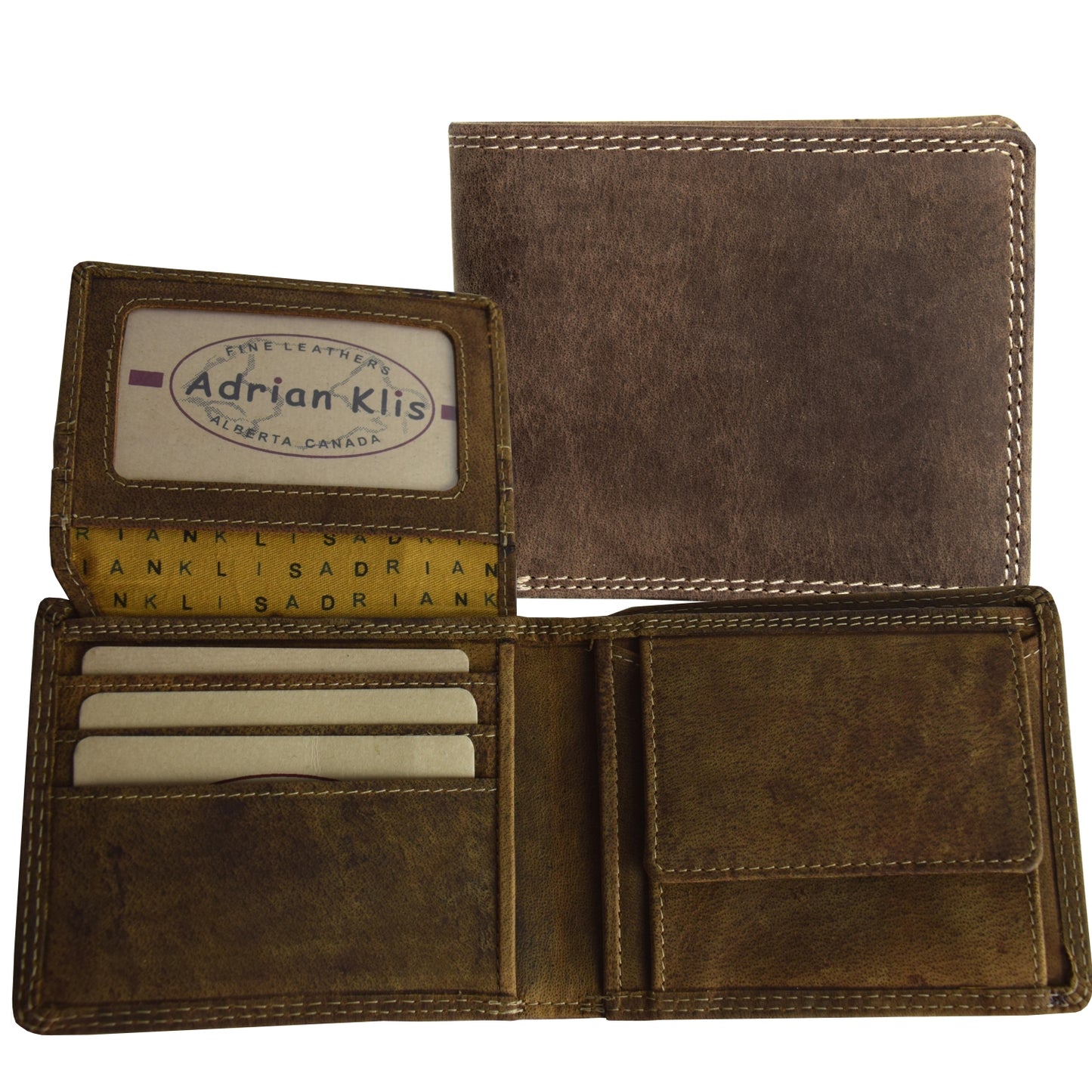 Bill Fold Wallet with Change Pocket