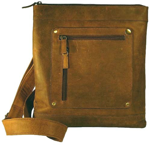 Zippered Shoulder Bag