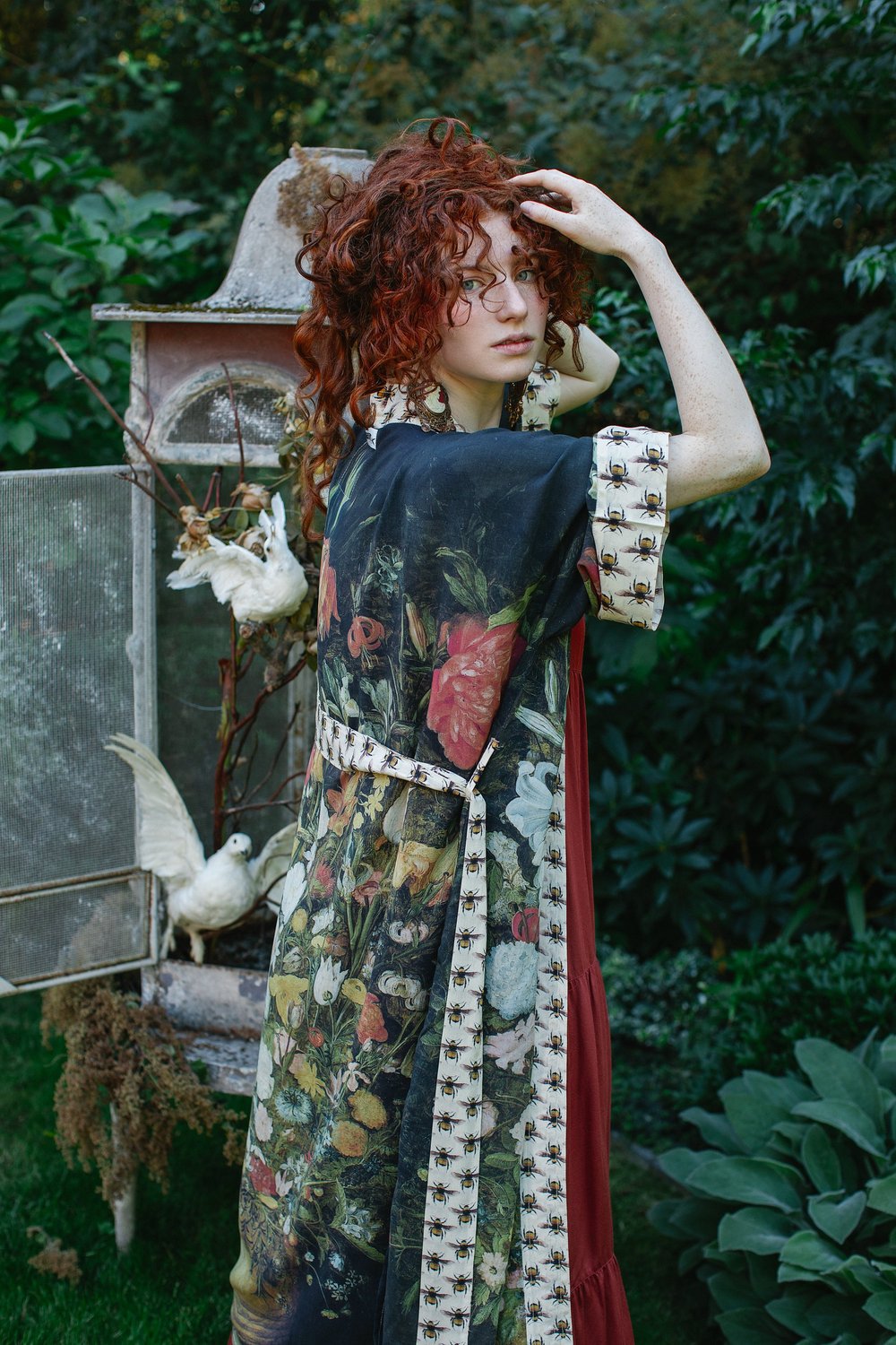 I Dream In Flowers Opera Duster