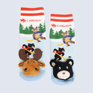 Baby Socks - Canada Hockey Moose