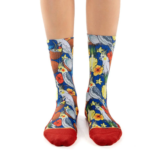 Women's Cockatoo & Coconuts Active Socks