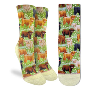 Women's Highland Cows Active Socks