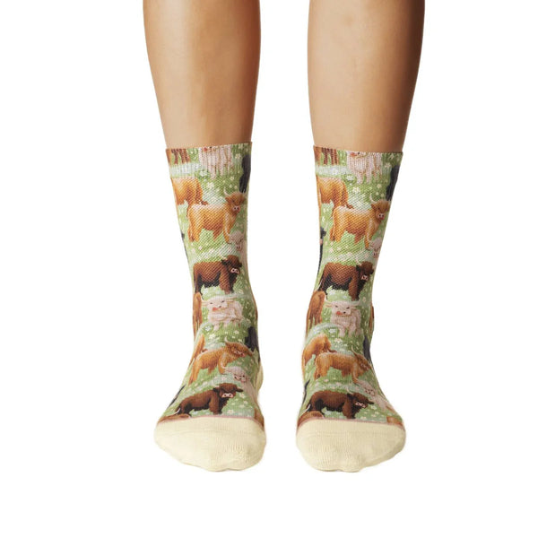 Women's Highland Cows Active Socks