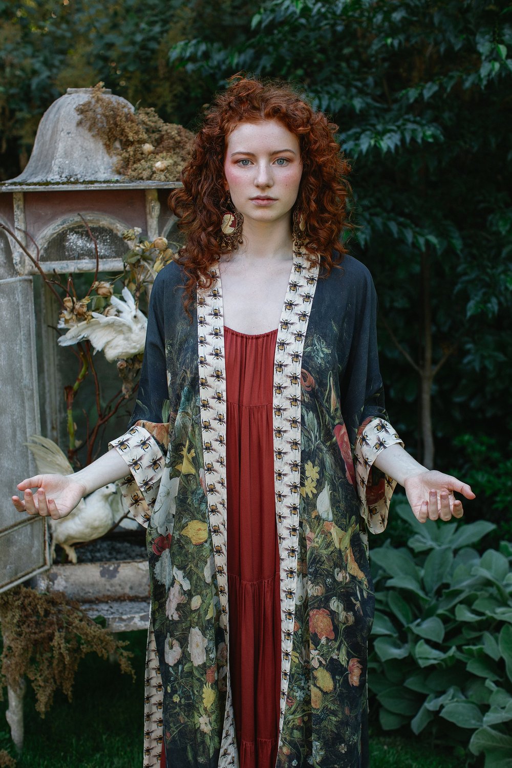 I Dream In Flowers Opera Duster