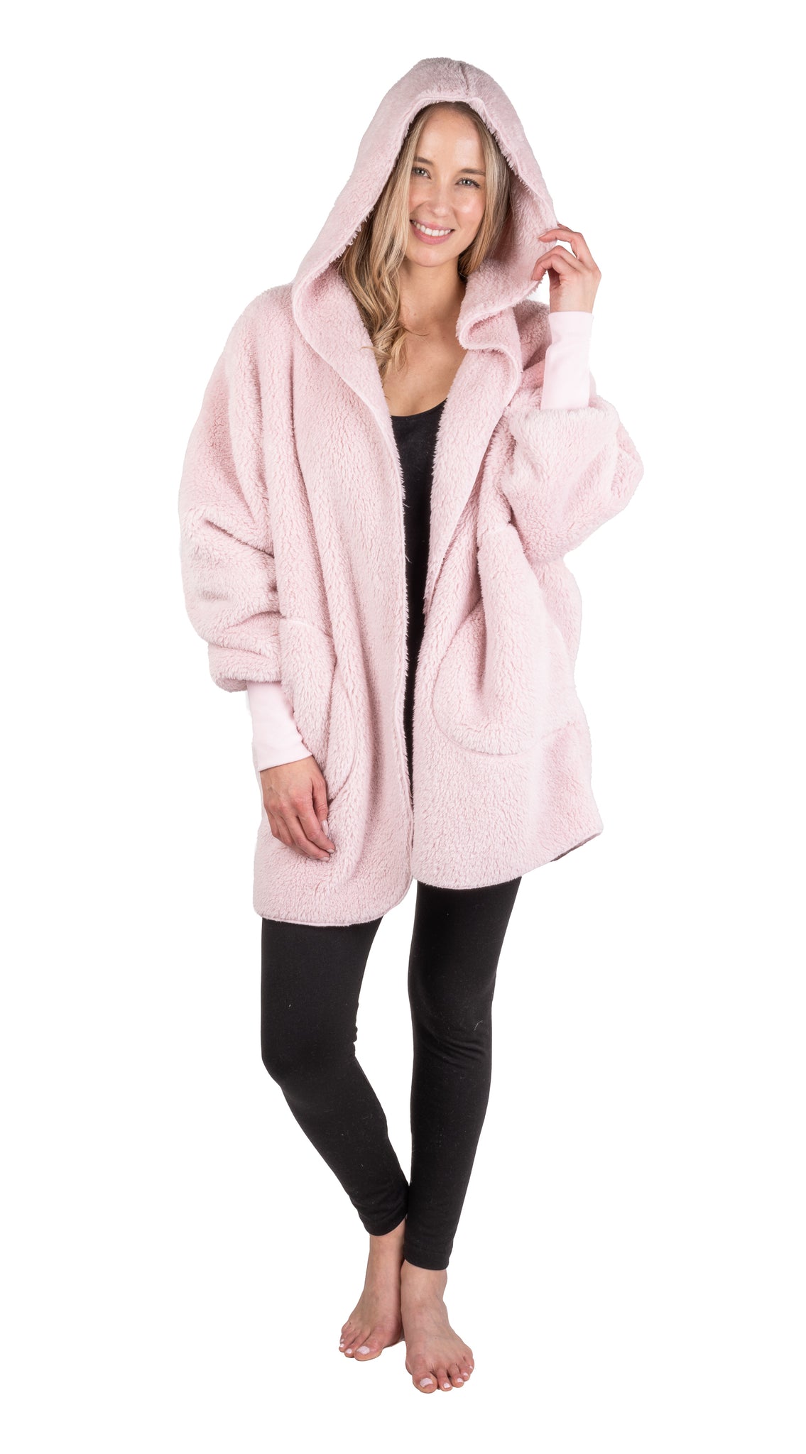 Sherpa Bed Jacket - Pink