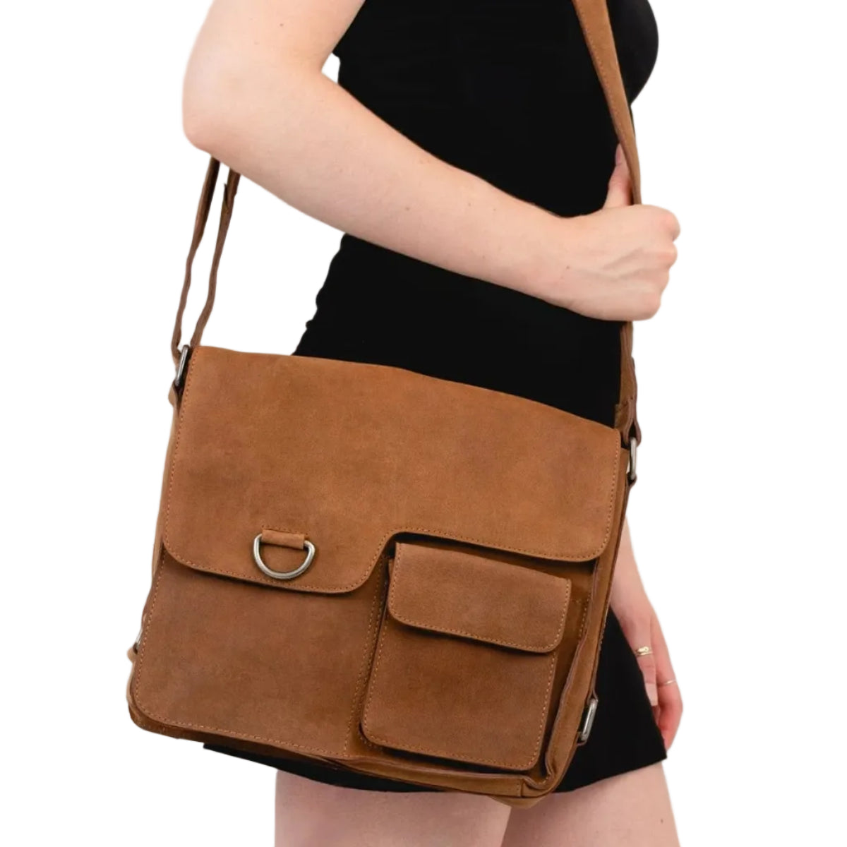 Buffalo Leather Shoulder Bag – Style 2732
