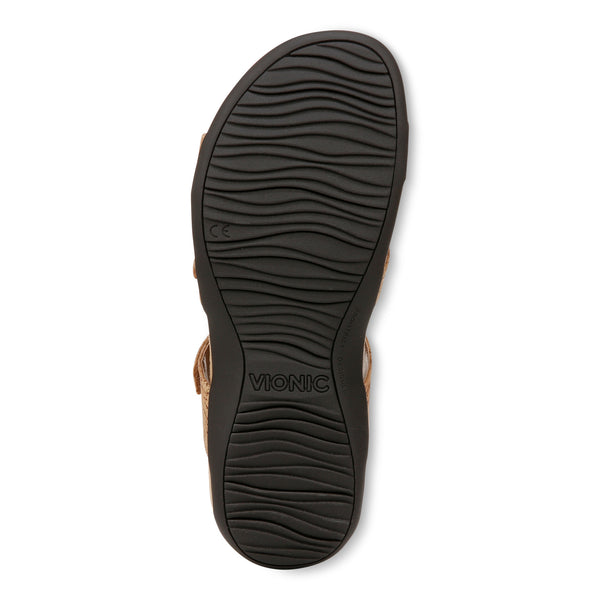 Amber Adjustable Sandal - Gold Cork