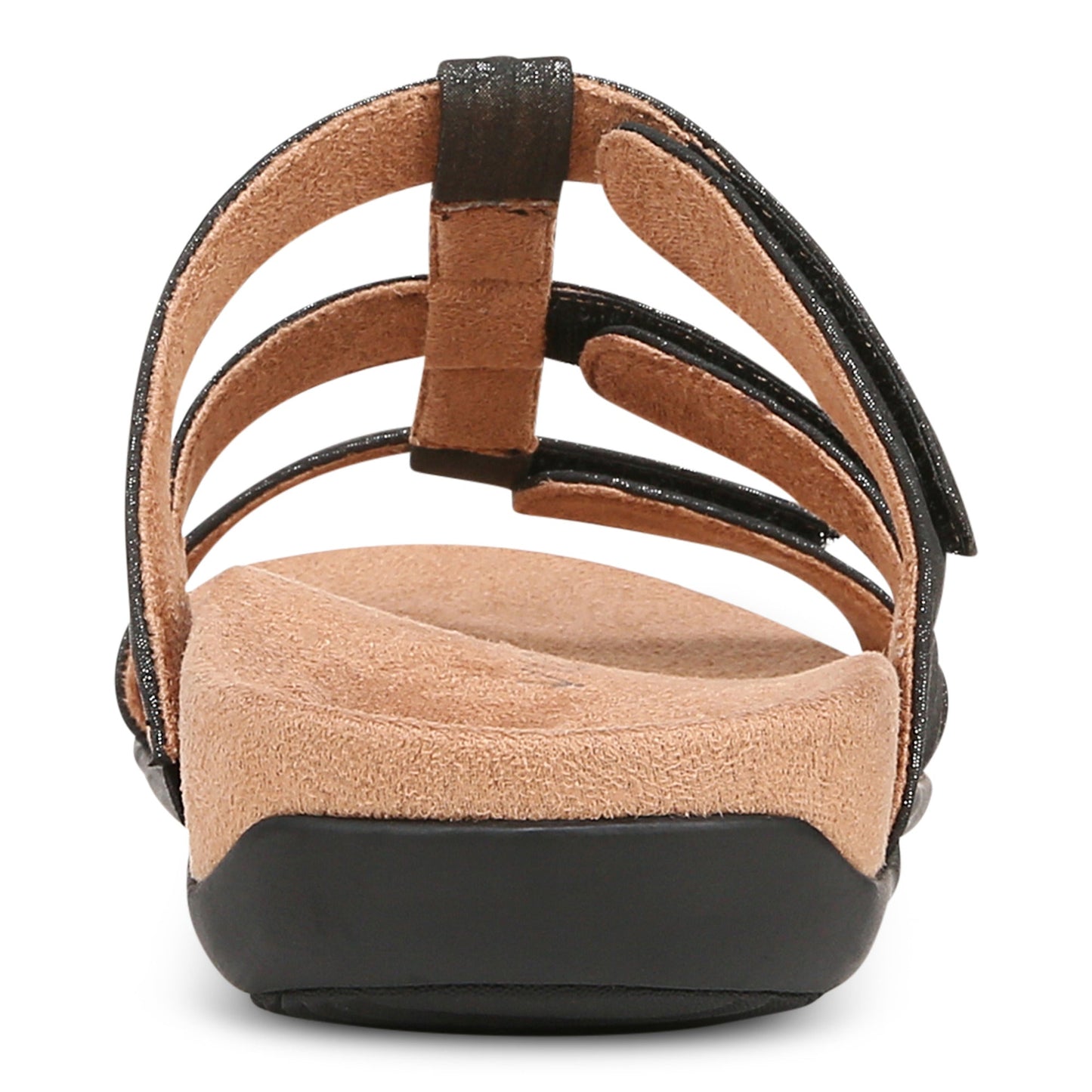 Amber Adjustable Slide Sandal WIDE - Black LAST ONE SIZE 12